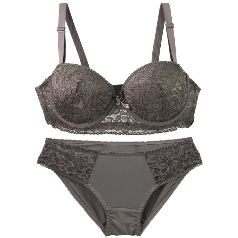 Underwire Bra with Lace for Elegance