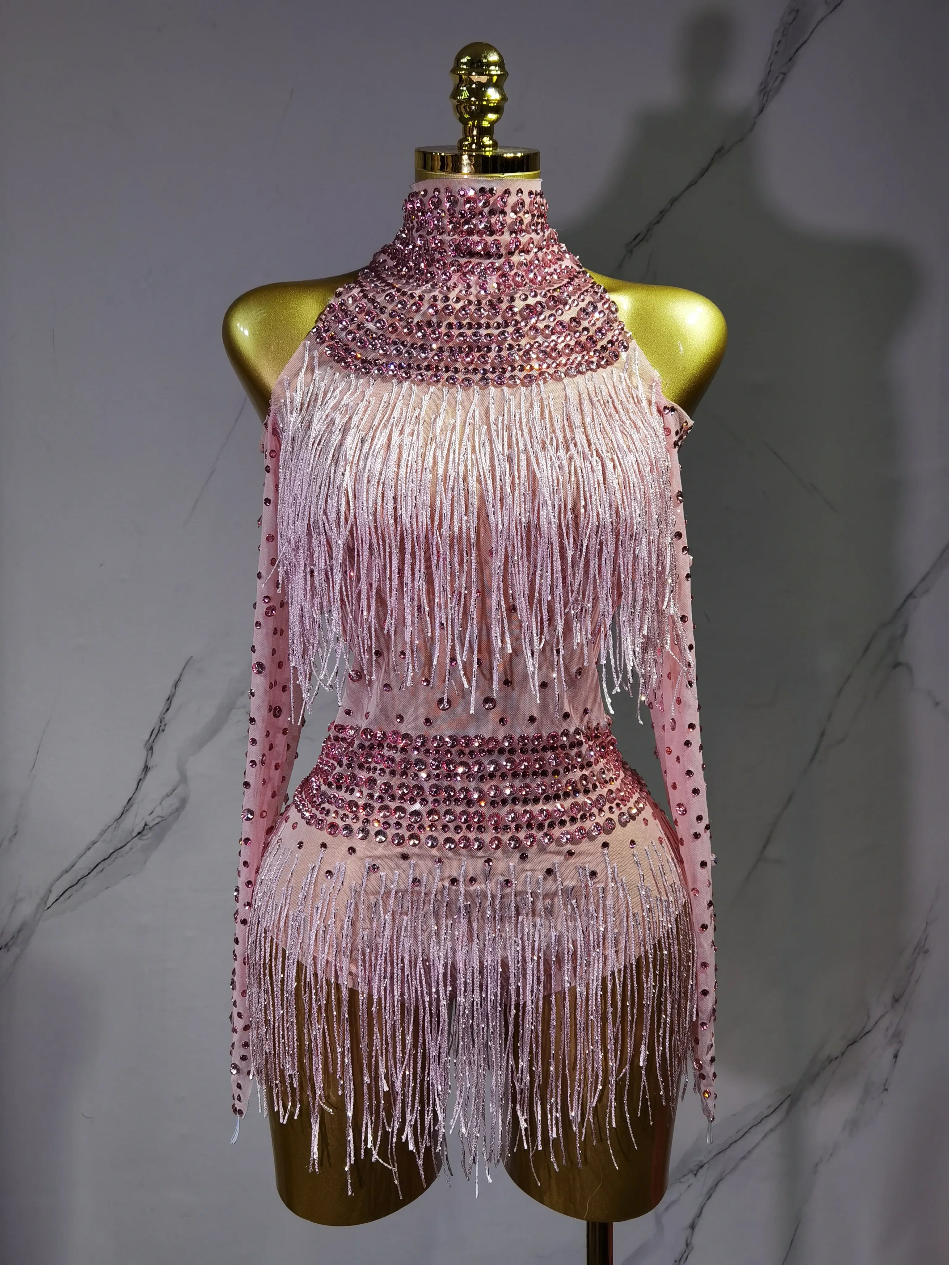 Rave Outfit with Fringe and Beading