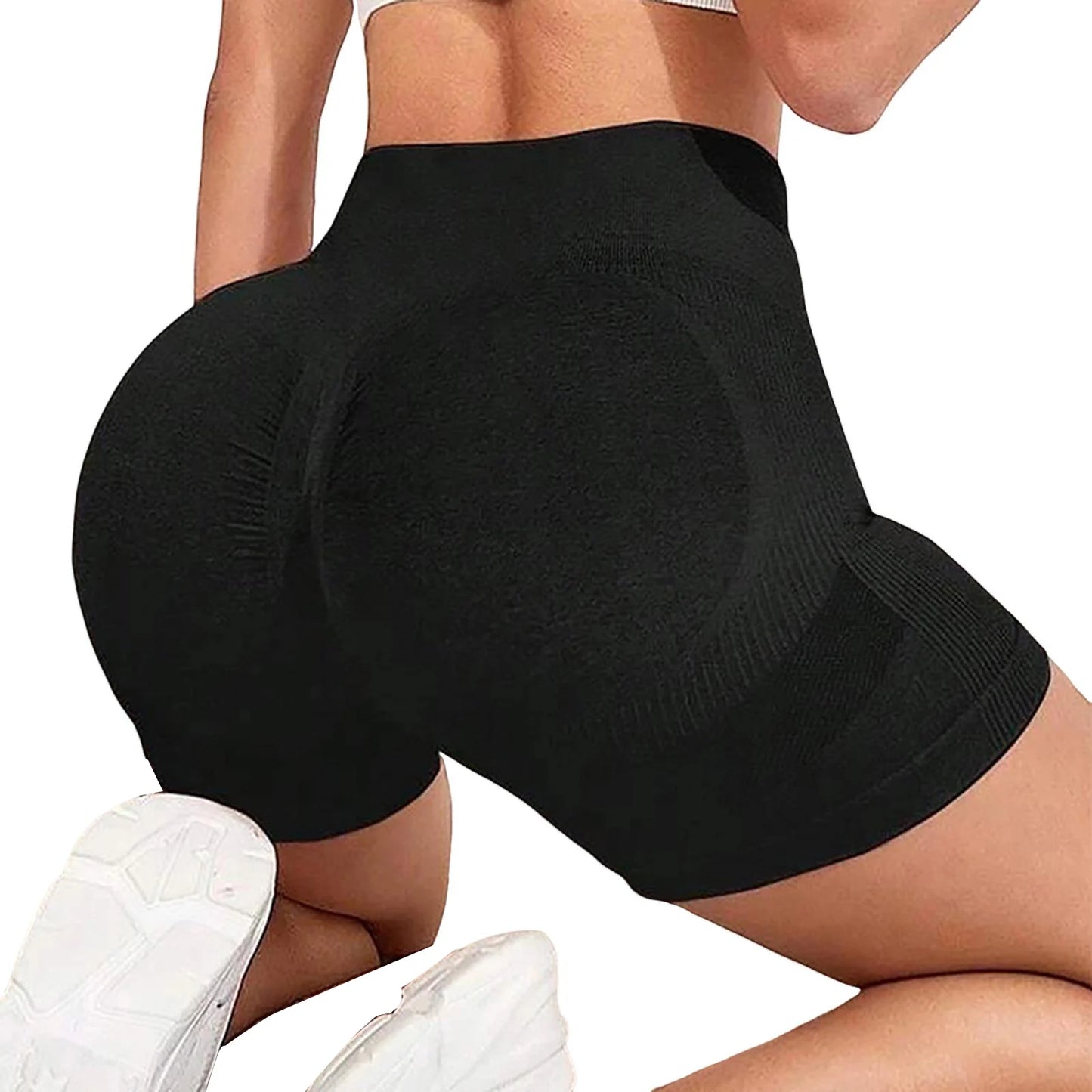 High Waist Push Up Yoga Shorts