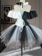 Cosplay Costume Play Dress with Ruffles