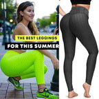 High Waist Scrunch Push Up Workout Leggings