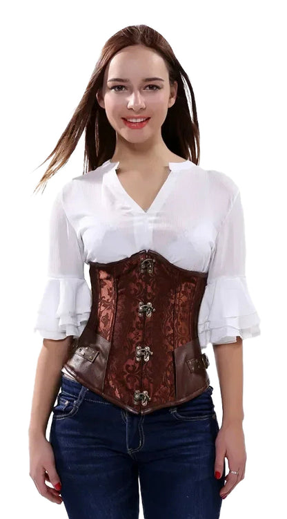 Steampunk Underbust Corset For Women