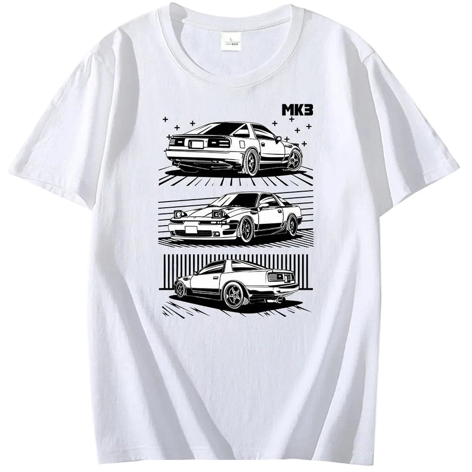 Front View Of Men's JDM Manga T-Shirt