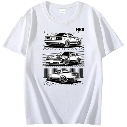 Front View Of Men's JDM Manga T-Shirt