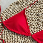 Swimwear Swimsuit: Trendy Pink Bikini Set