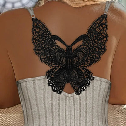 Butterfly Lace Teddy Bodysuit For Women