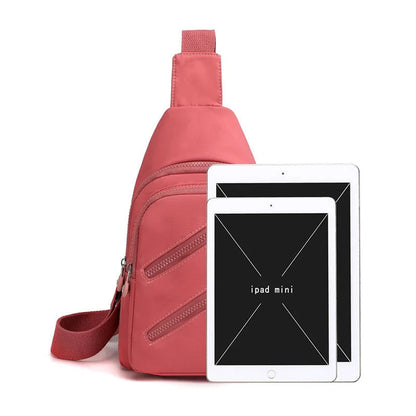 Nylon Sling Chest Bag For Women