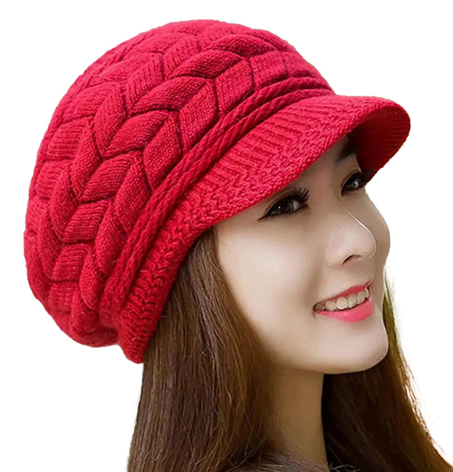 Womens Winter Knit Beanie Stylish & Warm
