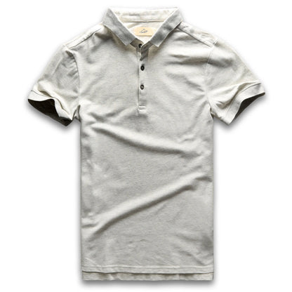 Mens Vintage Grey Polo Shirt