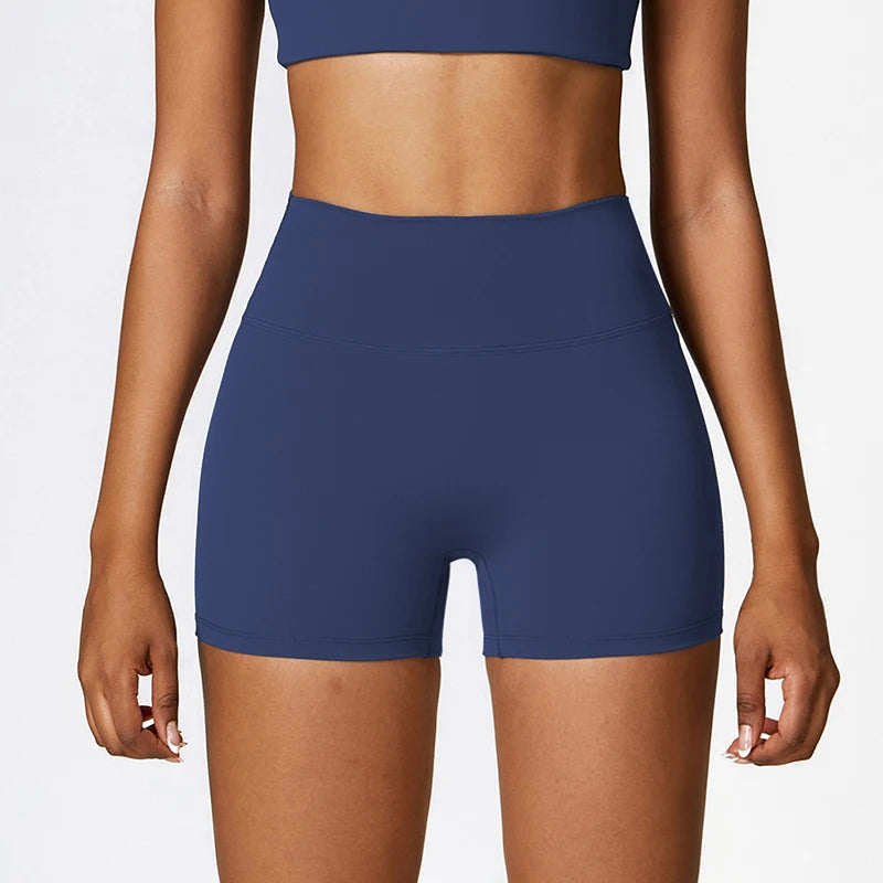 High Waisted Womens Yoga Shorts
