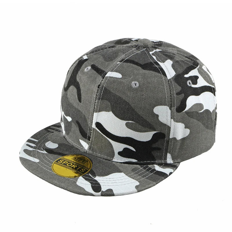 Camouflage Snapback Hat For Men Trendy Style