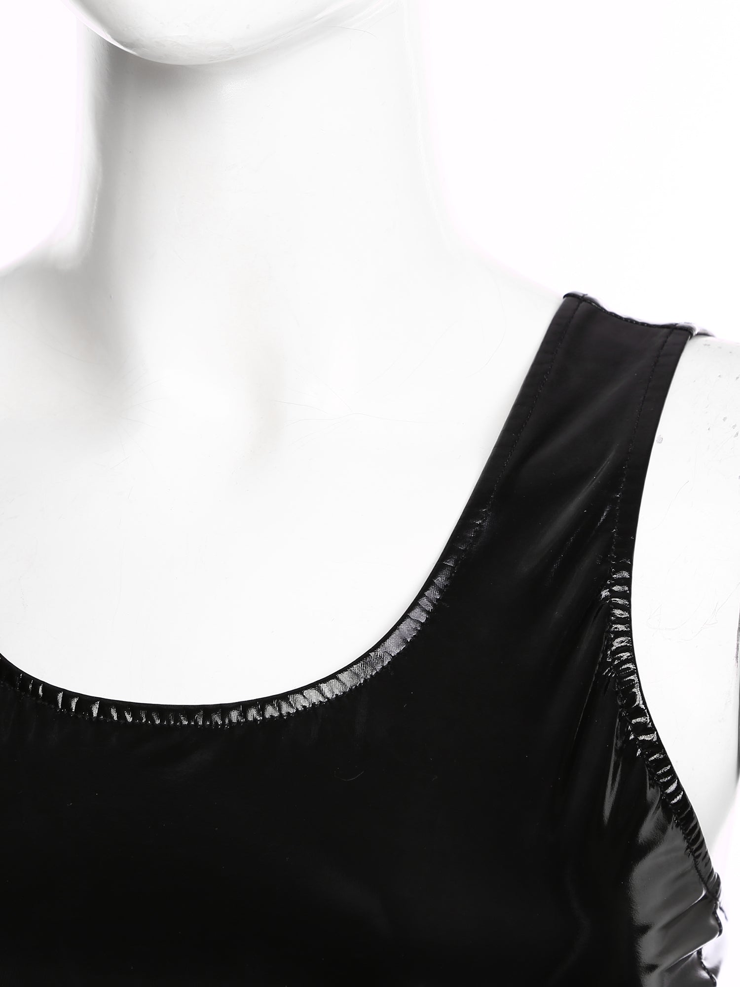 Black Latex Mini Dress and Bodycon Dress