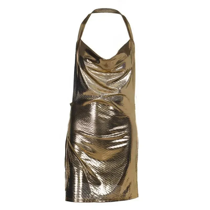 Green Shimmer Dress for Wedding Party Guest