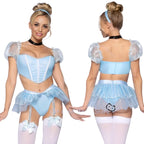 Halloween Costume: Cute Blue Dress Set