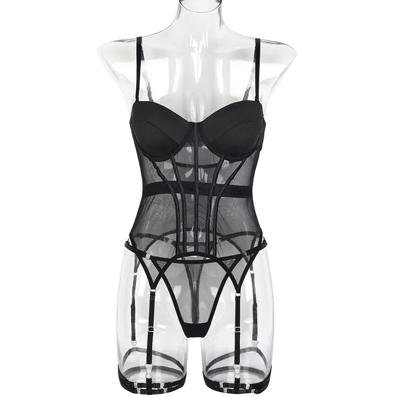 Lingerie Mesh Bodysuit for Women