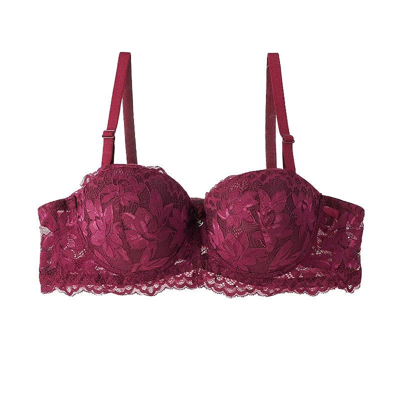 Push Up Bra with Elegant Lace Design