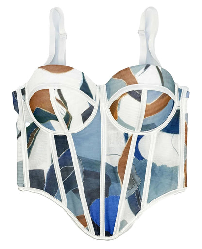 Sexy Red Corset Top For Women