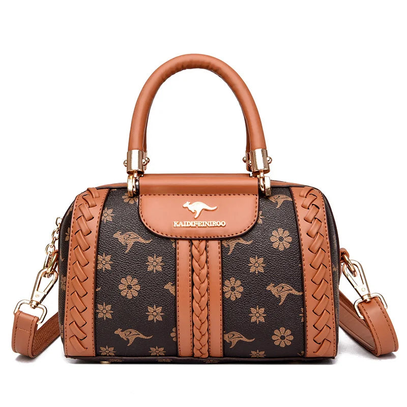 Luxury Woven Shoulder Handbag