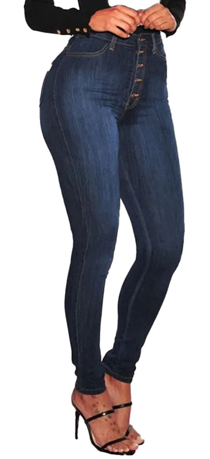 High Waist Skinny Jeans For Women