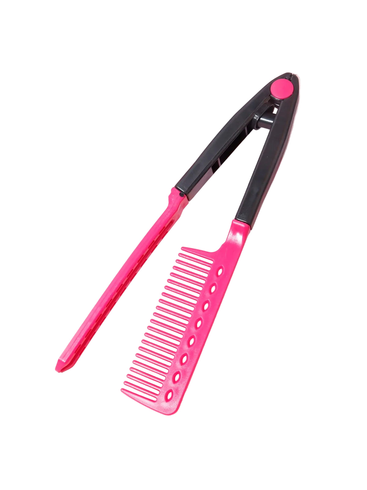 Hair straightening brush