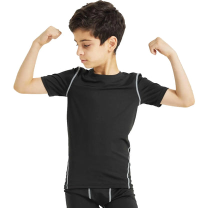 Boys Compression Shirt For Active Kids