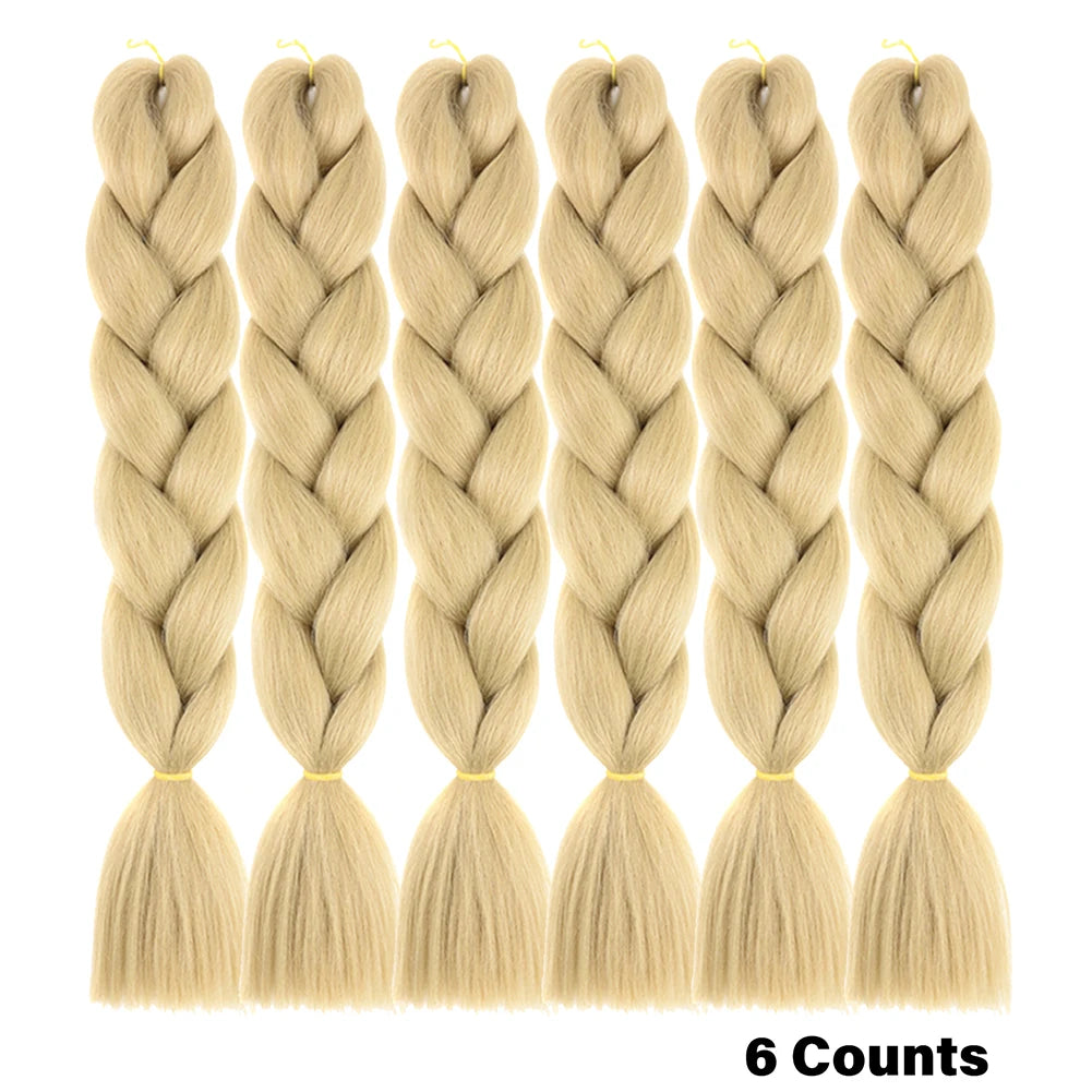 Ombre Crochet Braiding Hair Extensions