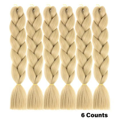 Ombre Crochet Braiding Hair Extensions