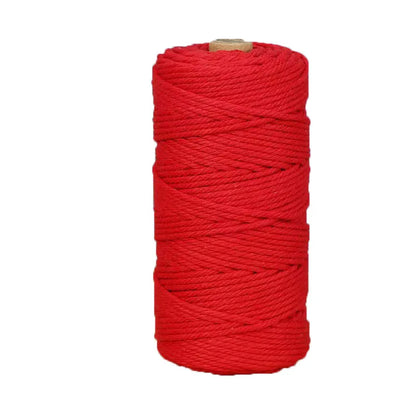 3mm 100M Macrame Cord Rope Cotton Twine Thread String Crafts DIY