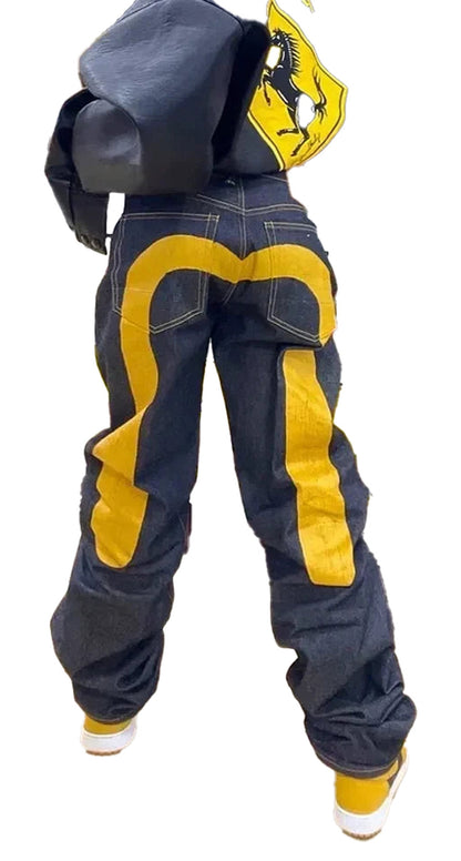 Y2k Gothic Wide Leg Jeans Women