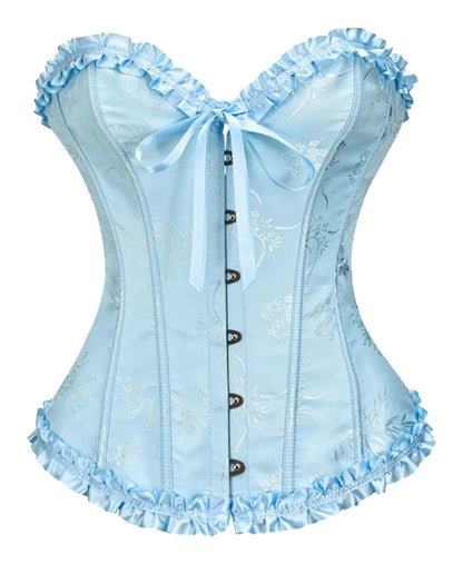 Floral Lace Corset Top For Women