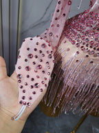 Rave Outfit with Fringe and Beading