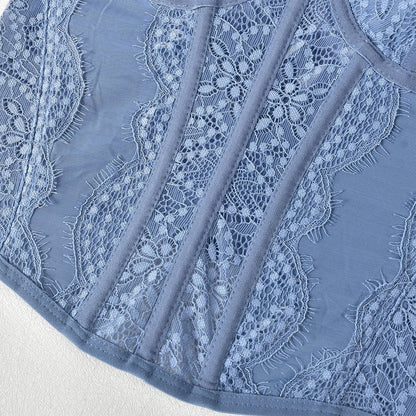 Plus Size Gothic Corset Top In Multiple Colors