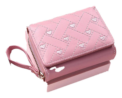 Kawaii Wallets For Women Pink Wristlet