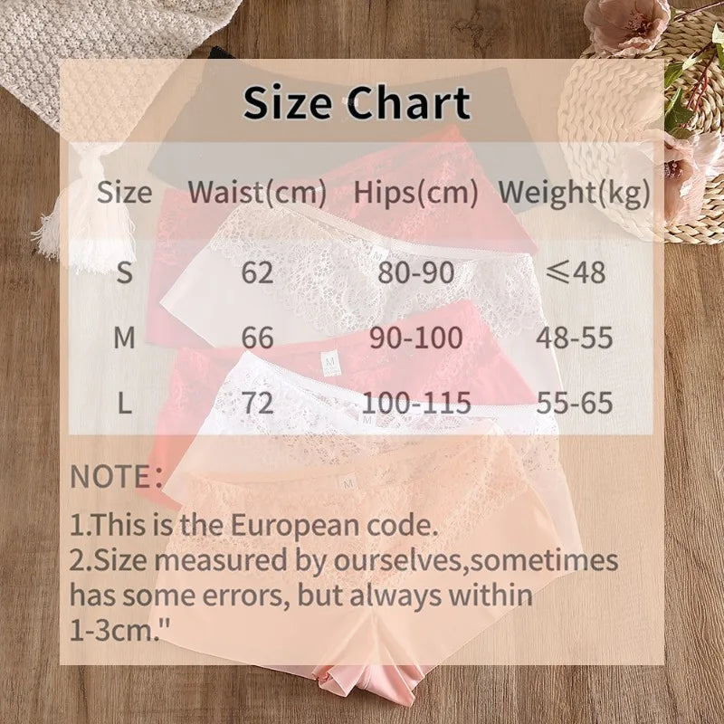 Womens Lace Boxer Panties Set 7PCS