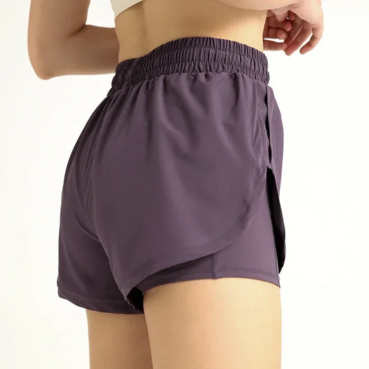 Womens High Waist Yoga Shorts Stylish & Comfy