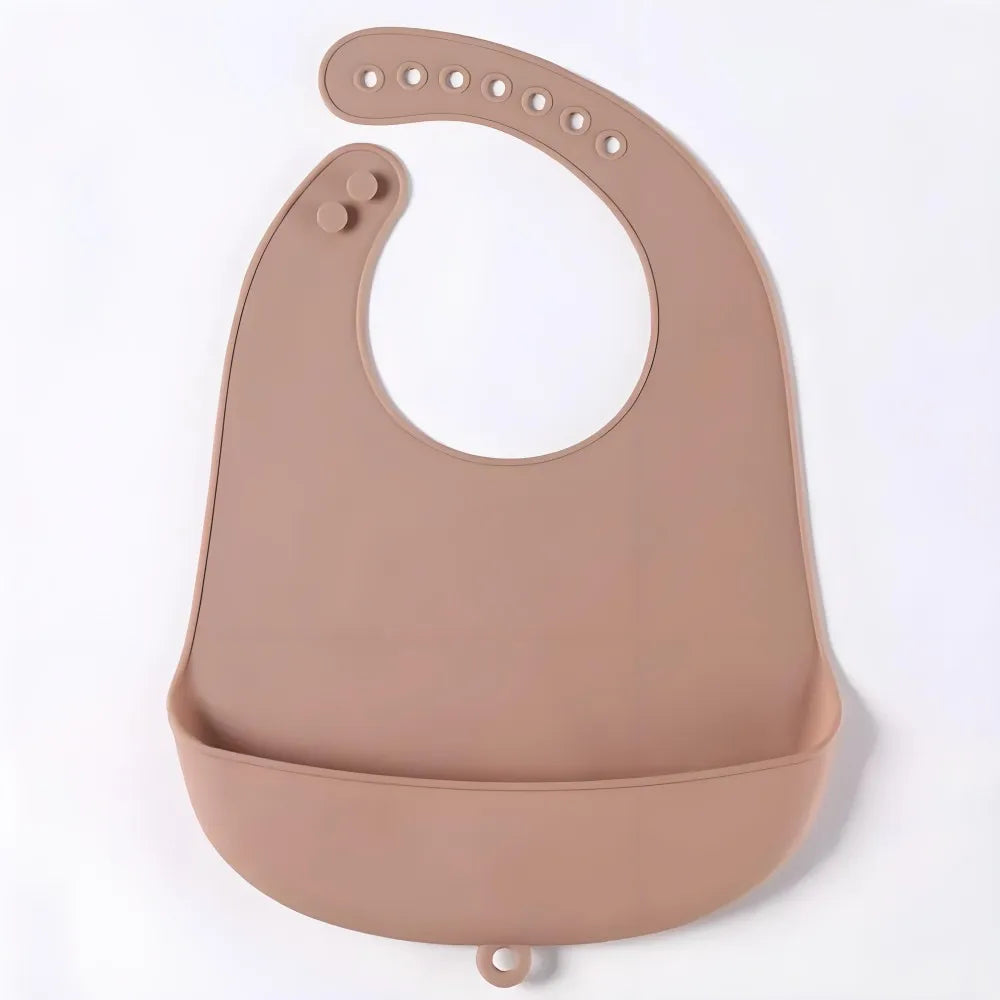 Baby Adjustable Waterproof Silicone Bib and Saliva Towel