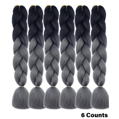 Ombre Crochet Braiding Hair Extensions