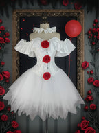 Cosplay Costume Play Dress with Ruffles