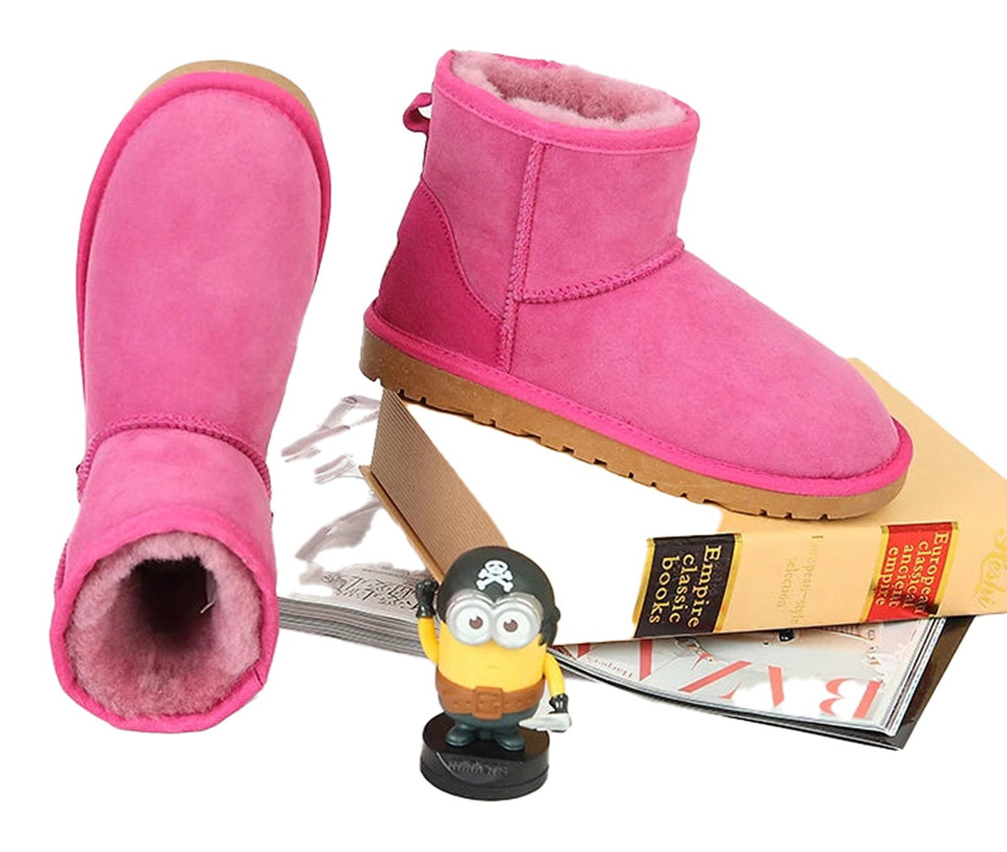 Genuine Sheepskin Winter Boots Women