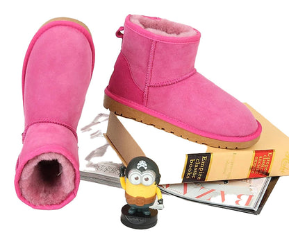 Genuine Sheepskin Winter Boots Women