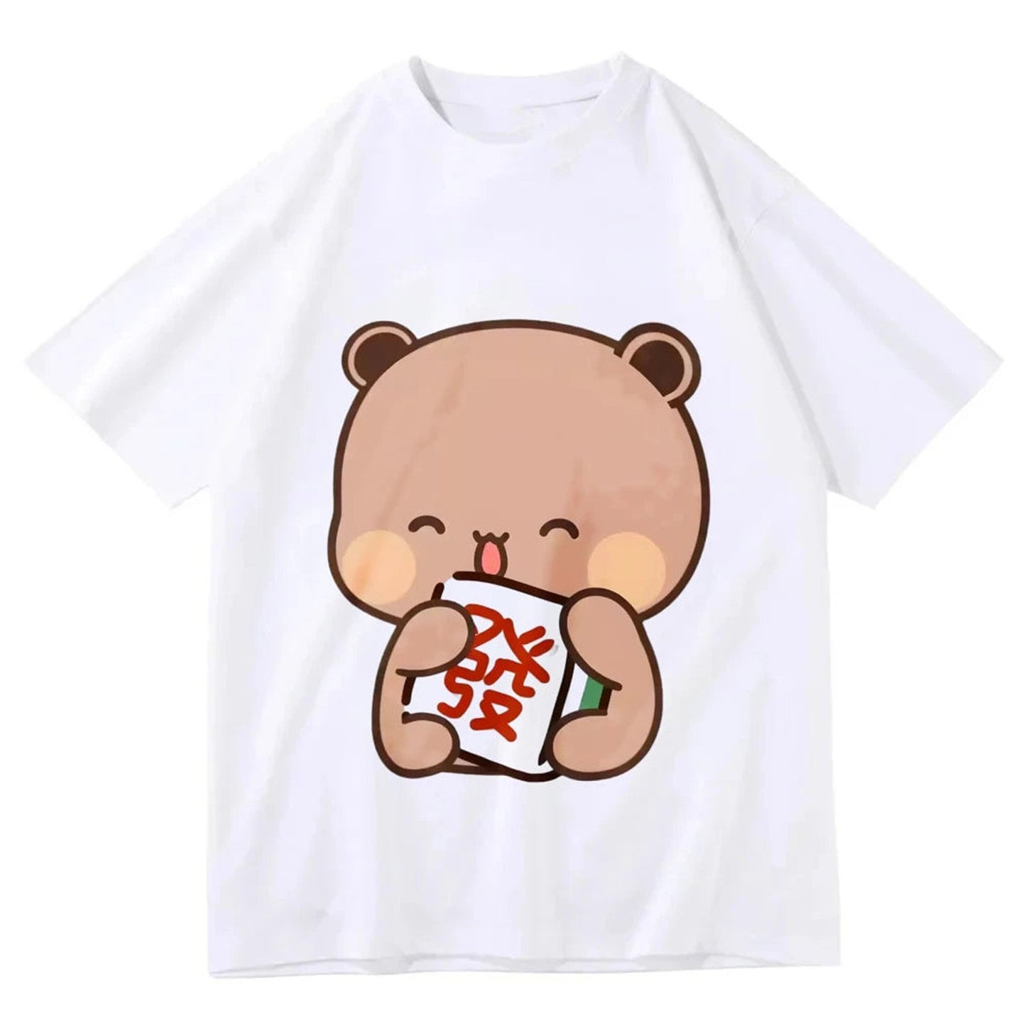 Different Angles of Cute Anime Girl Harajuku T-Shirt for Women