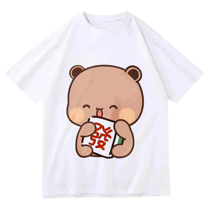 Different Angles of Cute Anime Girl Harajuku T-Shirt for Women