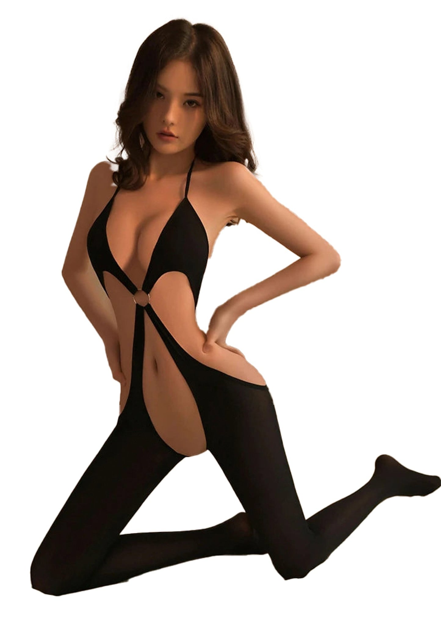 Sexy Open Crotch Bodysuit For Women