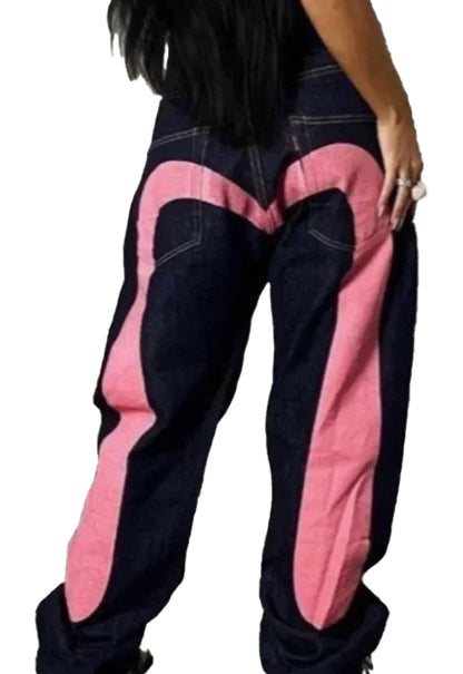 Y2k Gothic Wide Leg Jeans Women