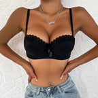 Underwire Bralette with Lace Detail