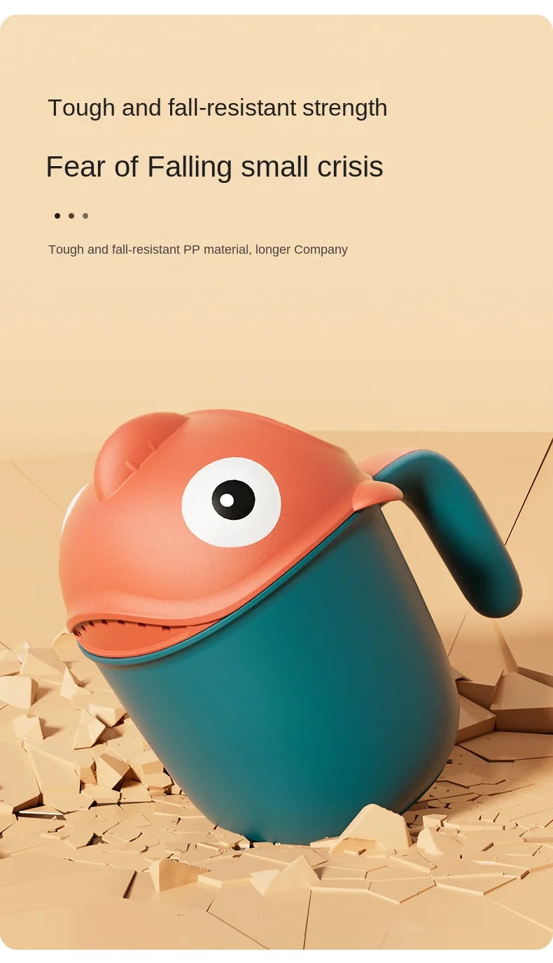 Shark-Shaped Baby Rinse Cup
