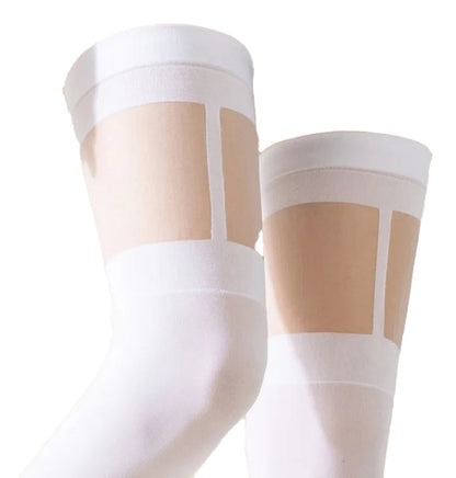 Stripe Top Sheer Pantyhose For Fashionistas