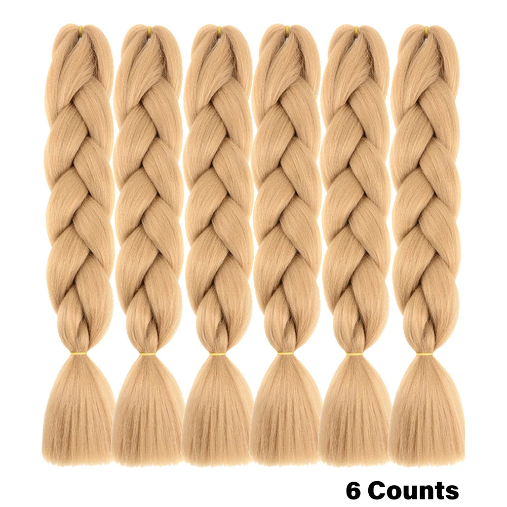 Ombre Crochet Braiding Hair Extensions