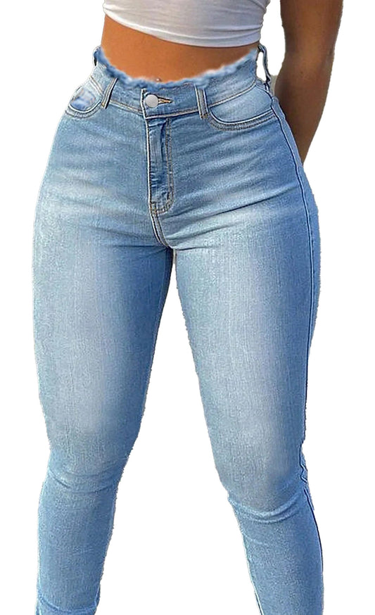 High Waist Skinny Jeans For Women
