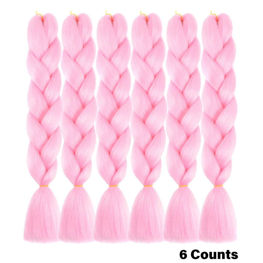Ombre Crochet Braiding Hair Extensions